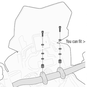Givi 01SKIT Bike Specific Smart Bar Fitting Kit