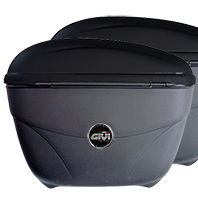 Givi - Pair of E21 Monokey sidecases, Gloss Black E21N902 